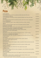 Menu Il Felice - Les pizzas