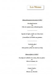 Menu Le Benedictin - Les menus