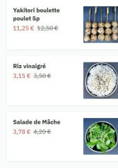 Menu L'atelier Poké - Les entrées suite