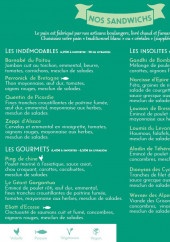 Menu La Petite Pause (Schiltigheim) - Carte été 2021 Les sandwiches