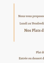 Menu Le Diable Au Thym - Les plats  du jour