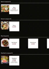 Menu Sensaei - Bento à composer, ramen à composer et plats chauds,...