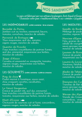 Menu la petite pause (Lingolsheim) - Carte été 2021 Les sandwiches