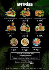 Menu MyThai By Crazy - Les entrées