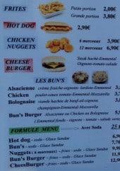 Menu BB Rocket - Les frites, les hot dog,.....