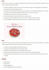 Menu Il Forchettone - Carni, pizza et fromaggi