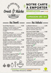 Menu Crock et Mâche - Les bowls et salades