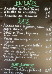 Menu Restaurant Hoerdt L'asparagus - Un exemple de menu