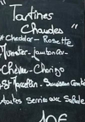 Menu Café des Marchands - Extrait de la carte