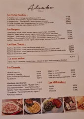 Menu Le Murphy's - Les tartes flambées, burgers et plats chauds,...