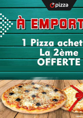 Menu O'pizza - Offre a emporter
