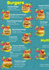 Menu Allo Tacos - Burgers et hummers