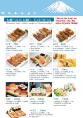 Menu Fujisan - Les menus midi express