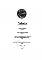 Menu L'escale - Les entrées