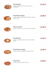 Menu T-Pizzas - Les pizzas spéciale, tonnarella, messina...