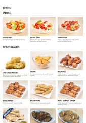Menu Capitaine Pizza - Les entrées et salades