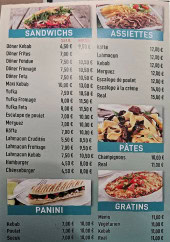 Menu Real Kebab - La carte