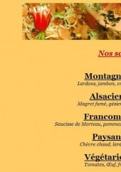 Menu Auberge du Grand Langenberg - Les salades