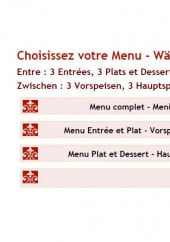 Menu Au Tilleul - Les menus