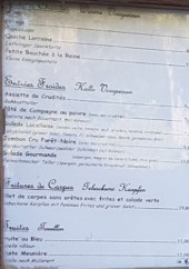 Menu Le Relais de l'Abbaye - La carte