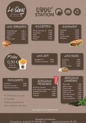 Menu Le Quai Café - Les burgers, les assiettes, les sandwiches...