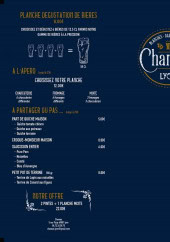 Menu Chamax - Planche dégustations de bières,  à l&amp;amp;#039;apéros et à partager ou pas,...