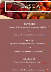 Menu Laska. - Exemple de menu de la semaine