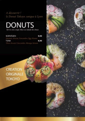 Menu Tokoyo - Les donuts