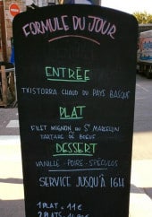 Menu Bistrot Des Célestins - Un extrait de la carte 