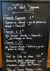 Menu Chez Micheline - Le petit déjeuner