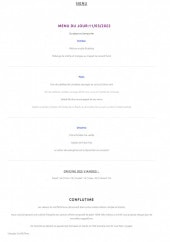 Menu ConfluTime - Le menu