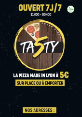 Menu Ta5ty Pizza - Carte et menu  Ta5ty Pizza Lyon