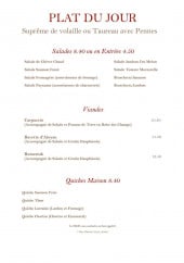 Menu D and D - Les plats du jour