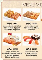 Menu Edomae sushi - Les menus midi