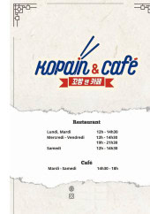 Menu Kopain et Café - Carte et menu Kopain et Café Lyon 3
