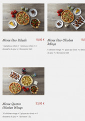 Menu Pizz'appel - Les menus