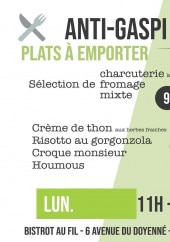 Menu Au Fil ... Bistrot - Les plats à emporter