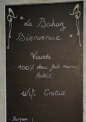 Menu Bahoz - Les viandes, boissons, ...