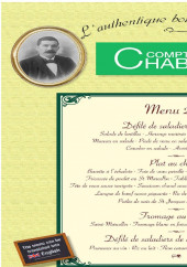 Menu Chez Chabert - Les menus