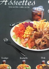 Menu Brotteaux kebab - Les assiettes