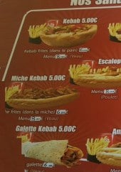 Menu Star Kebab - Sandwiches