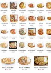 Menu Express Pizza - Les pizzas