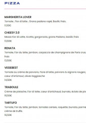 Menu La Commune - Hermosa   les pizzas