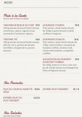 Menu La Fourmilière - Desserts, salades,...