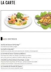 Menu L'industrie - Les entrées