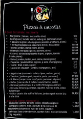 Menu Domeva - Les pizzas à emporter