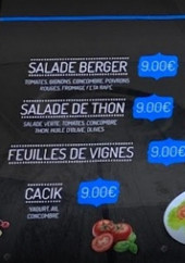 Menu Zigana - Les salades