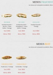 Menu Good Time - Les menus fraicheur et menus best