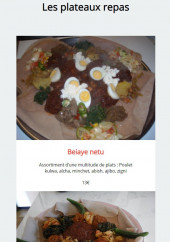 Menu Le Gurgussum - Les plateaux repas