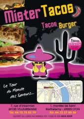 Menu Mister Tacos - Carte et menu Mister Tacos